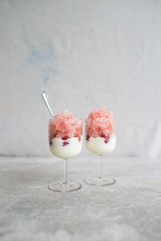 Raspberry Kombucha Granita Recipe